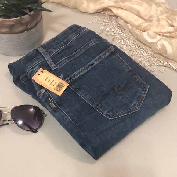 Silver Bleecker Mid Skinny Bootcut - Picture 2 of 7